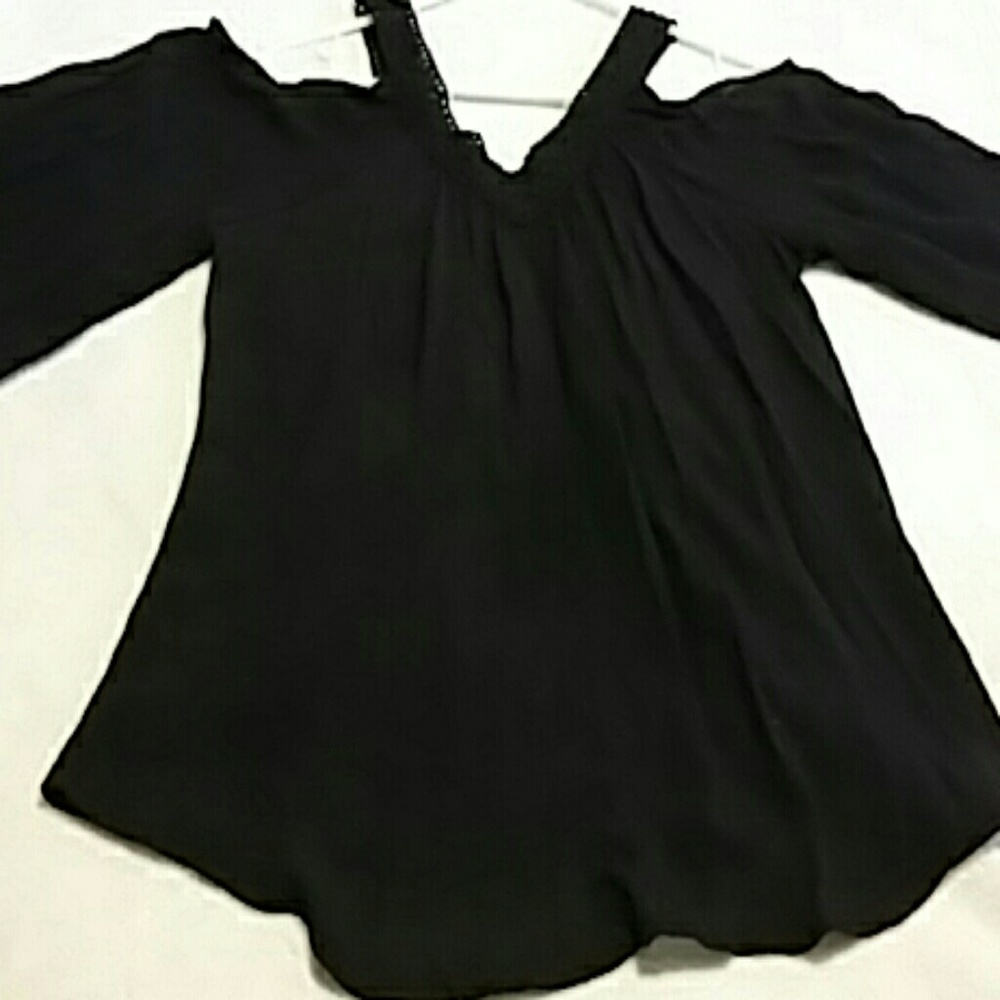NOBO Womens BLACK  blouse